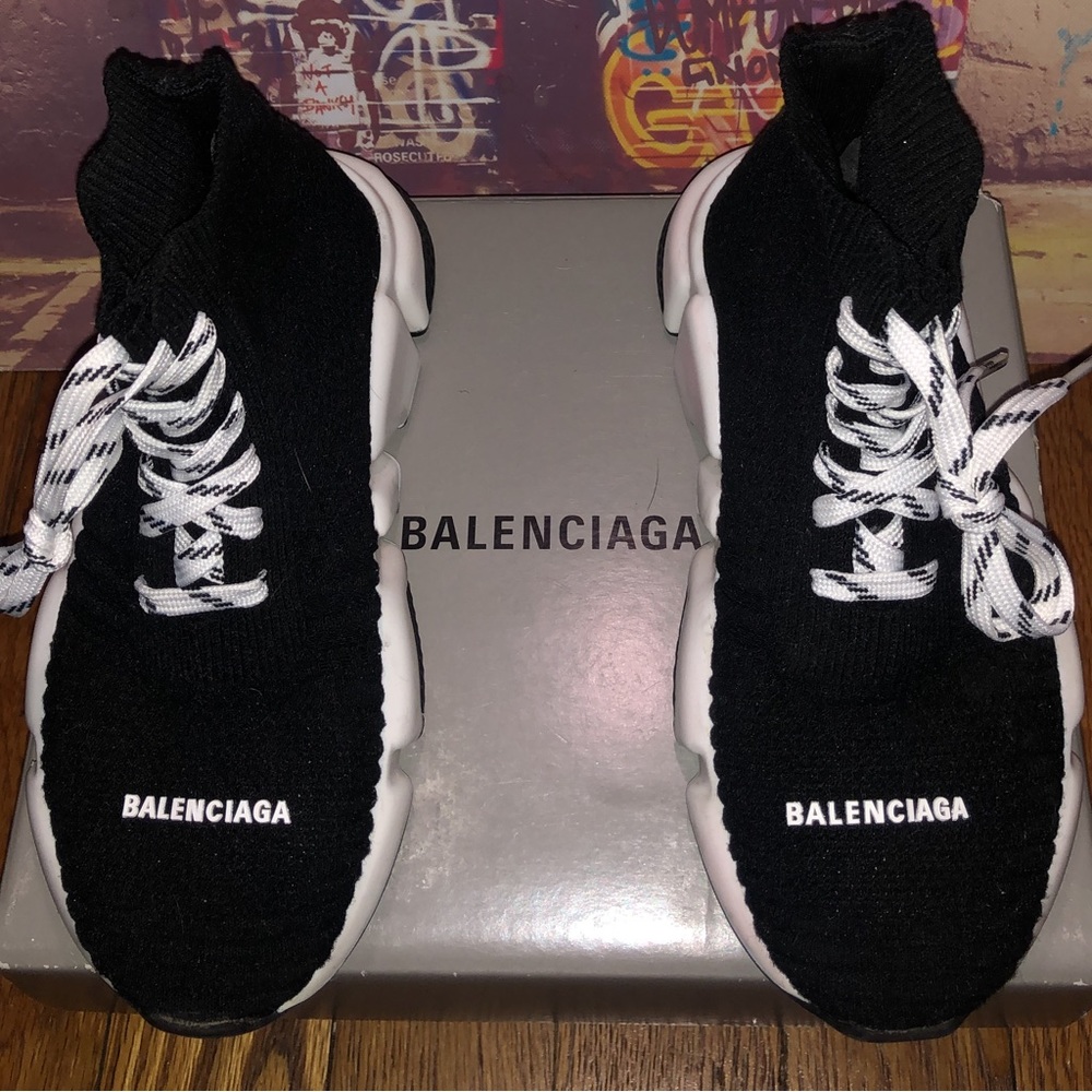 BALENCIAGA SPEED 2.0 LACE UP SS21.                    SIZE: 27-28